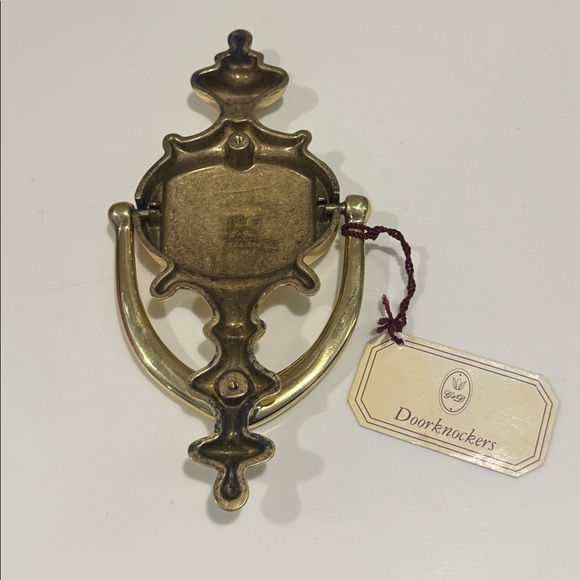 WATSON Gold Metal Ornate Door Knocker - Picture 3 of 5